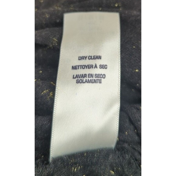 Splendid Gray Gold Jersey Dress Asymmetrical Soft Knit Lightweight Midi M - Picture 7 of 7